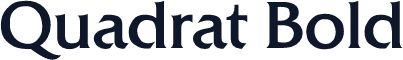 Quadrat Bold