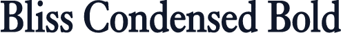 Bliss Condensed Bold