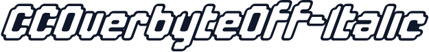 ☞CCOverbyteOff-Italic