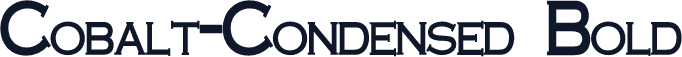 Cobalt-Condensed Bold