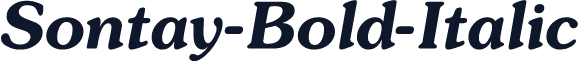 Sontay-Bold-Italic