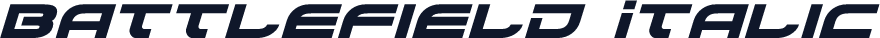 Battlefield Italic