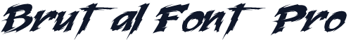 Brutal Font Pro
