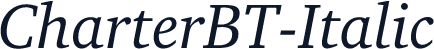 CharterBT-Italic