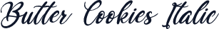 Butter Cookies Italic