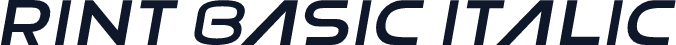 Rint Basic Italic
