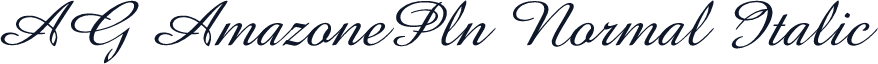 AG AmazonePln Normal Italic