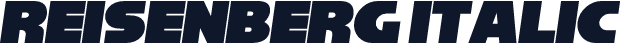 Reisenberg Italic