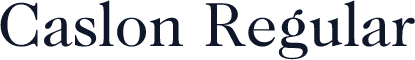 Caslon Regular