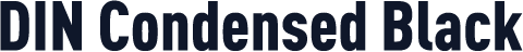 DIN Condensed Black