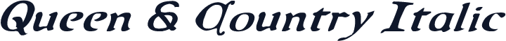 Queen & Country Italic