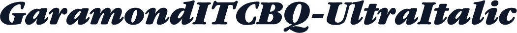 GaramondITCBQ-UltraItalic