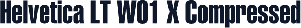 Helvetica LT W01 X Compressed