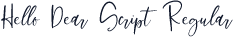 Hello Dear Script Regular