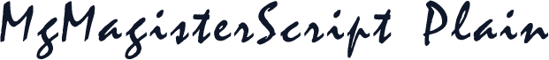 MgMagisterScript Plain