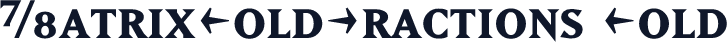 MatrixBoldFractions Bold