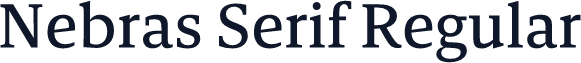 Nebras Serif Regular