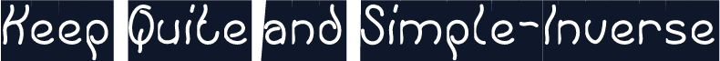 Keep Quite and Simple-Inverse