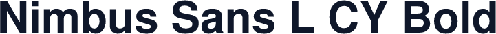 Nimbus Sans L CY Bold