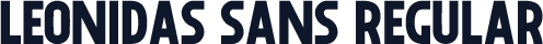 Leonidas Sans Regular