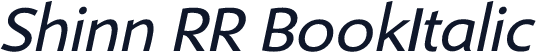 Shinn RR BookItalic