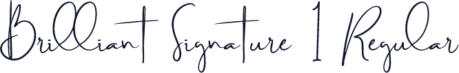 Brilliant Signature 1 Regular