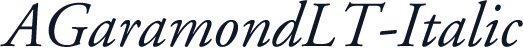 AGaramondLT-Italic