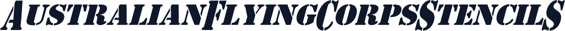 AustralianFlyingCorpsStencilS