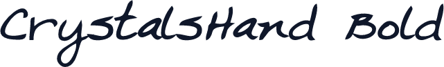CrystalsHand Bold