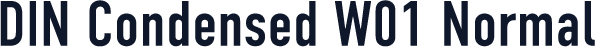 DIN Condensed W01 Normal