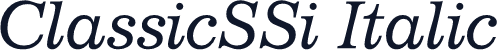 ClassicSSi Italic