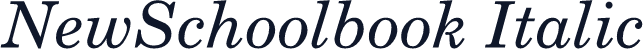 NewSchoolbook Italic