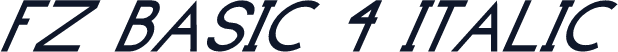 FZ BASIC 4 ITALIC