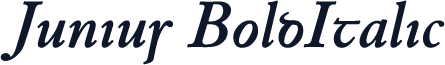 Junius BoldItalic