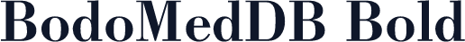 BodoMedDB Bold
