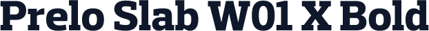 Prelo Slab W01 X Bold