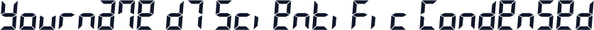 Yourname D7 Scientific Condensed