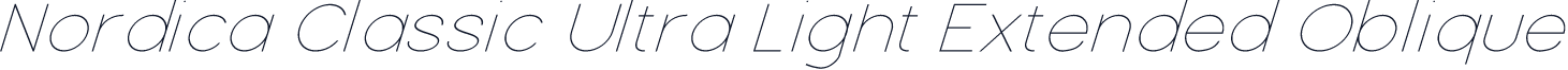 Nordica Classic Ultra Light Extended Oblique