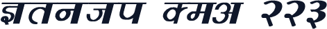 Kruti Dev 223