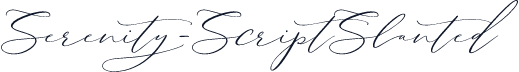 Serenity-ScriptSlanted