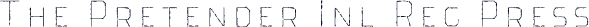 The Pretender Inl Reg Press