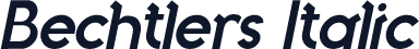 Bechtlers Italic
