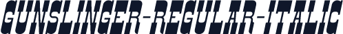 Gunslinger-Regular-Italic