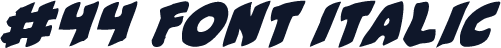 #44 Font Italic