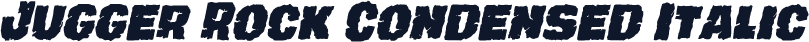 Jugger Rock Condensed Italic
