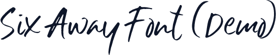 Six Away Font (Demo)
