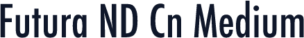 Futura ND Cn Medium