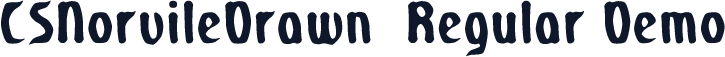 CSNorvileDrawn-Regular Demo