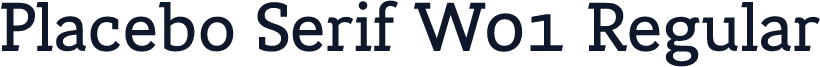 Placebo Serif W01 Regular
