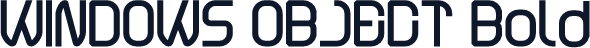 WINDOWS OBJECT Bold